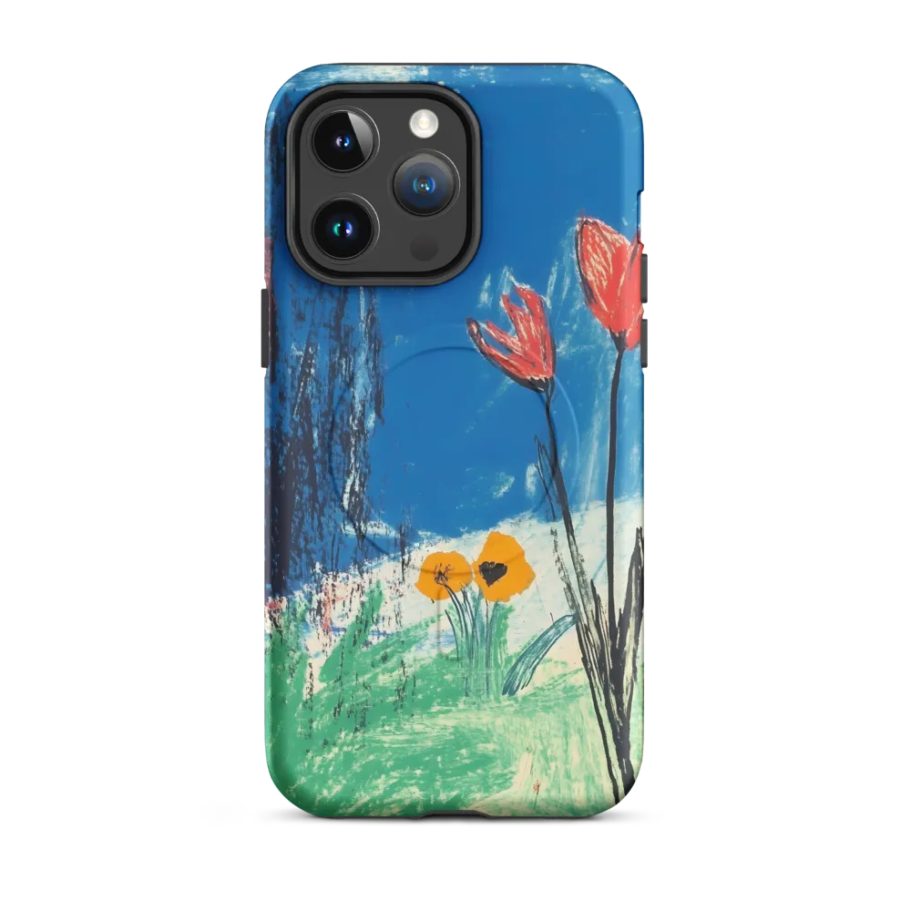 Joyful Blossoms in Blue