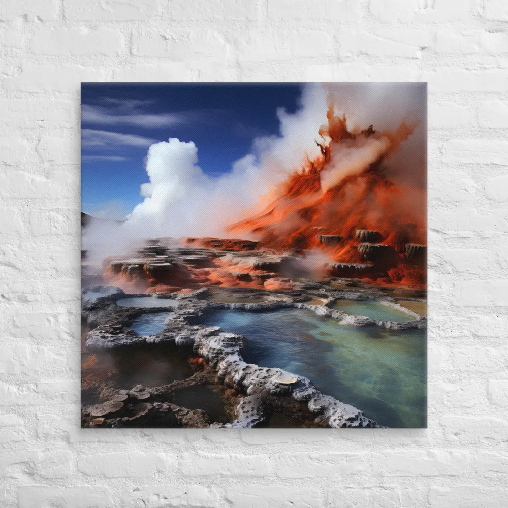 Nature's Fury: The Volcano's Expression