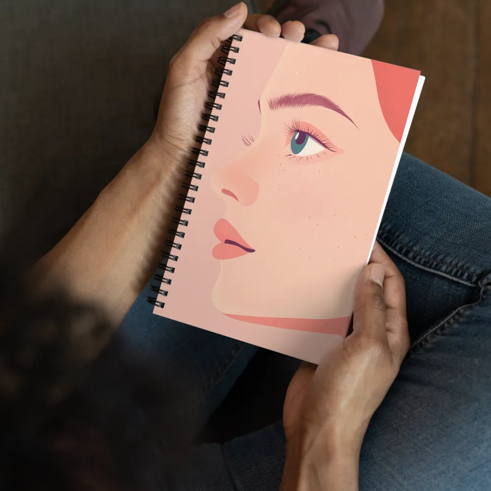 Serenity in Profile | Spiral Notebook