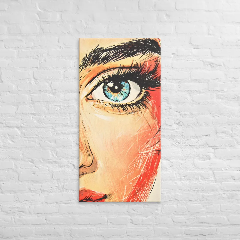 Gaze of Emotion | Canvas | 24″×48″