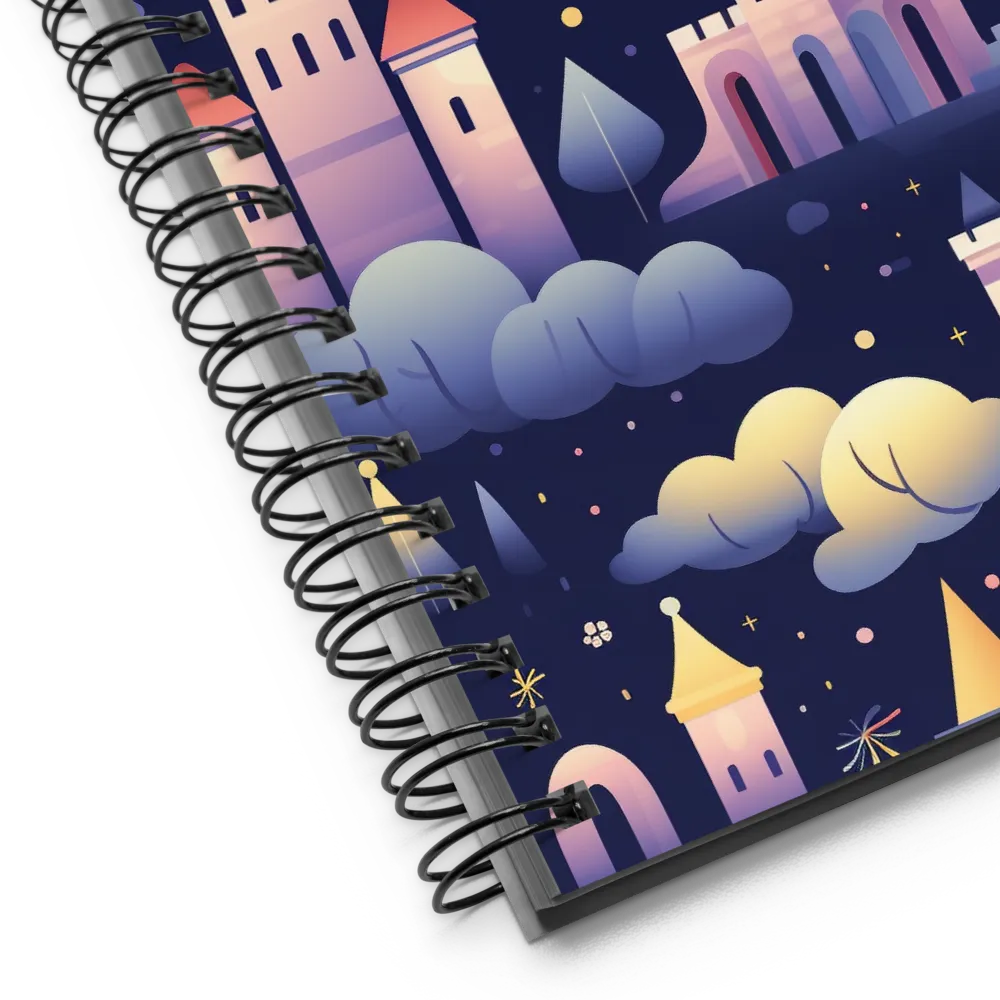 Dreamscape of Castles | Spiral Notebook