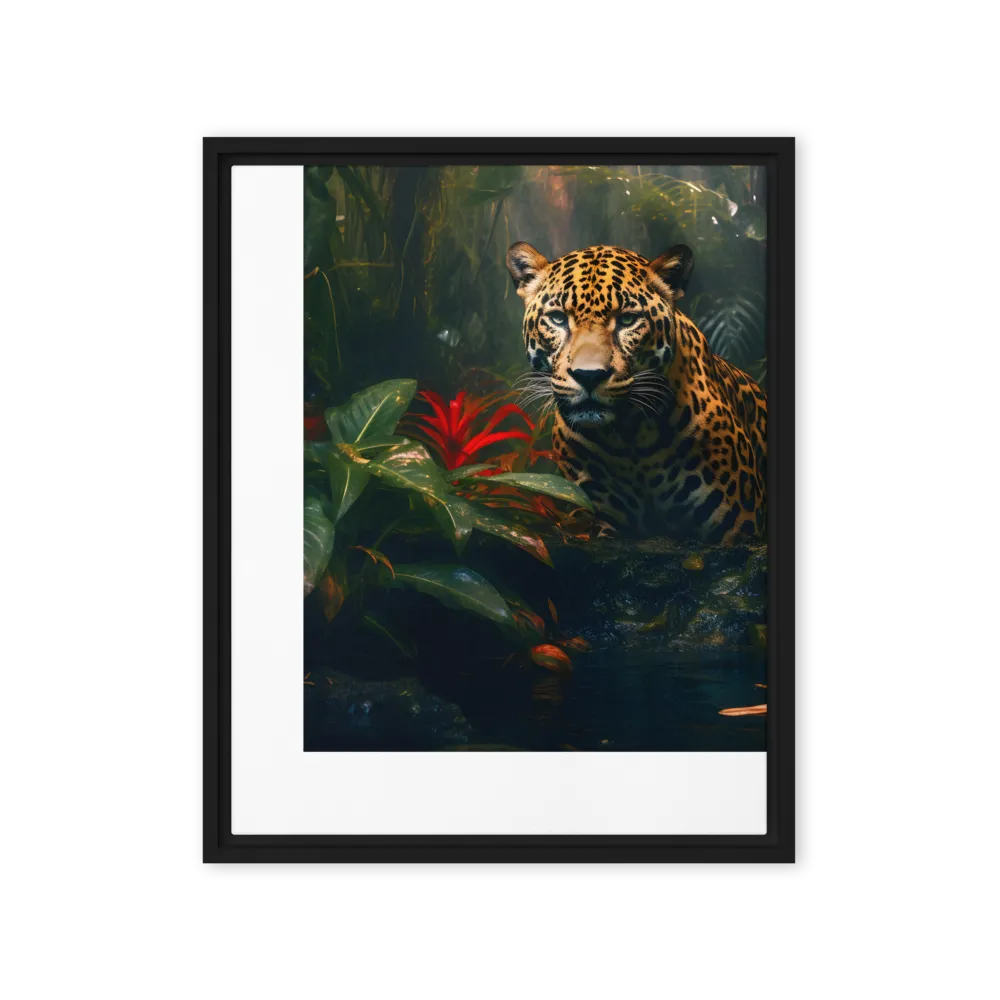 Echoes of the Wild | Canvas with Black Frame | 16″×20″