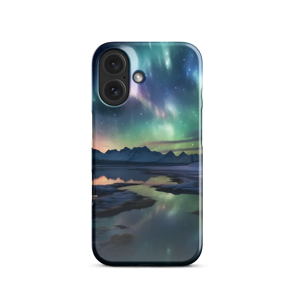 Ethereal Aurora: A Night Under the Stars | Phone Case |  16 | Snap Case | Glossy