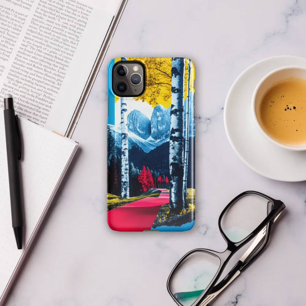 Vibrant Pathways in a Surreal Landscape | Phone Case |  11 Pro Max | Snap Case | Glossy