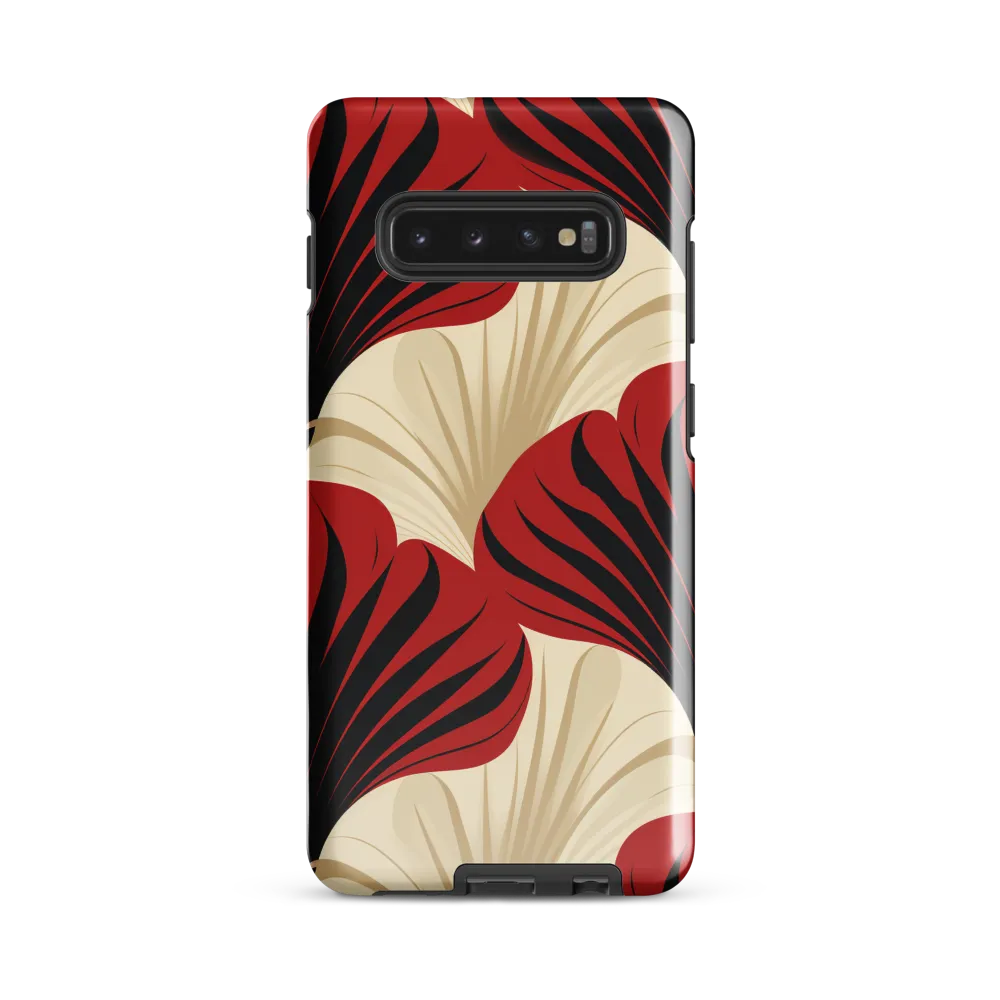 Elegance in Bloom: An Art Deco Floral Reverie | Phone Case |  S10 Plus | Tough Case | Glossy