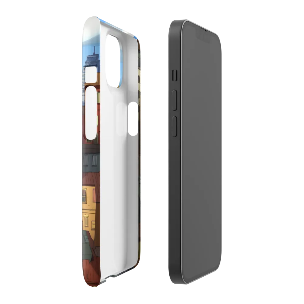 Urban Symphony: A Colorful Cityscape | Phone Case |  14 | Snap Case | Glossy