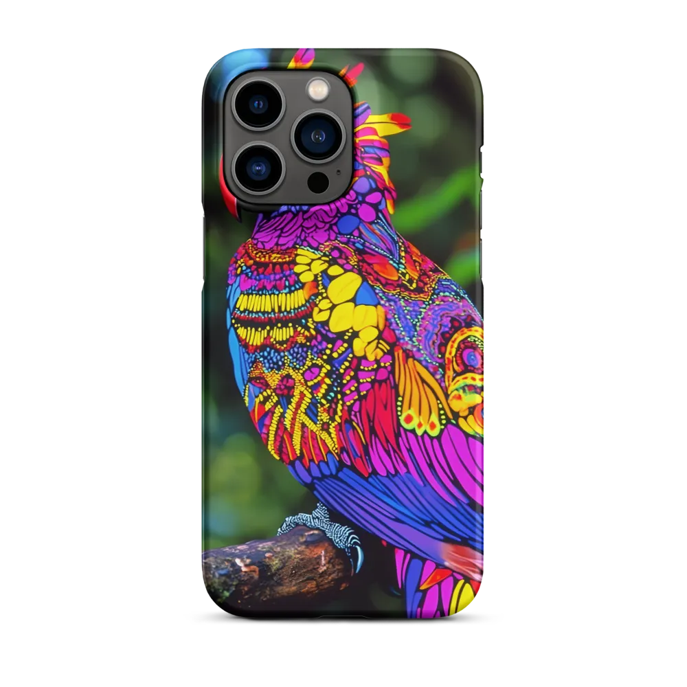 Vibrant Psychedelic Parrot