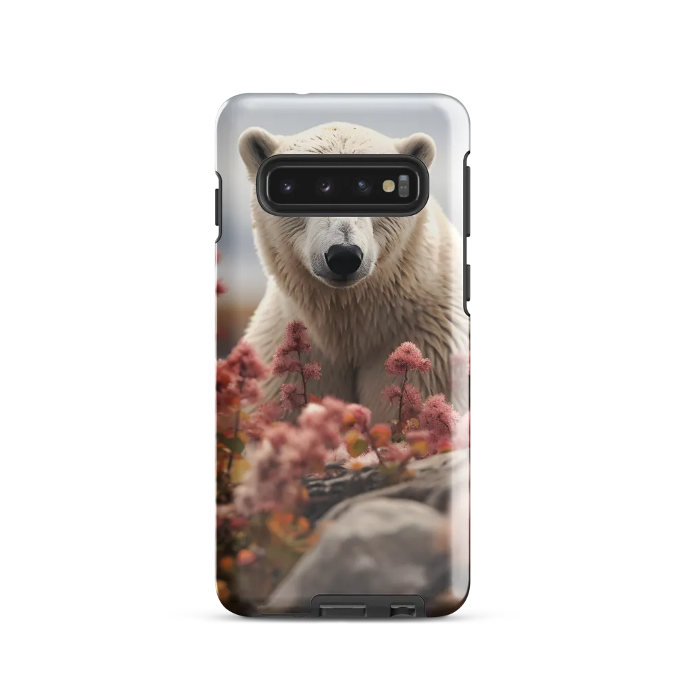 Curiosity Among Blooms: The Polar Bear