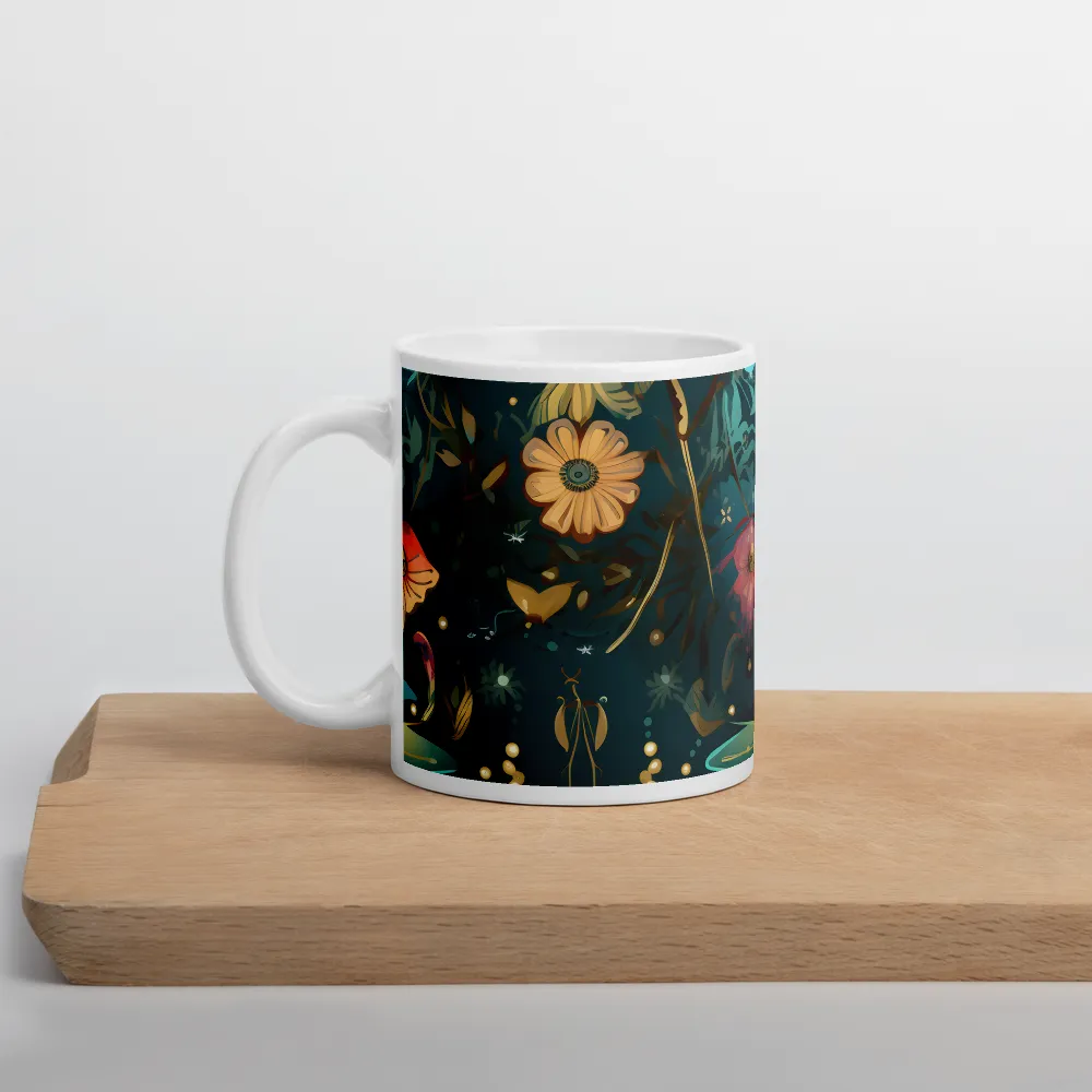 Whimsy in Flora: An Art Nouveau Journey | Mugs | Multiple Sizes & Colors