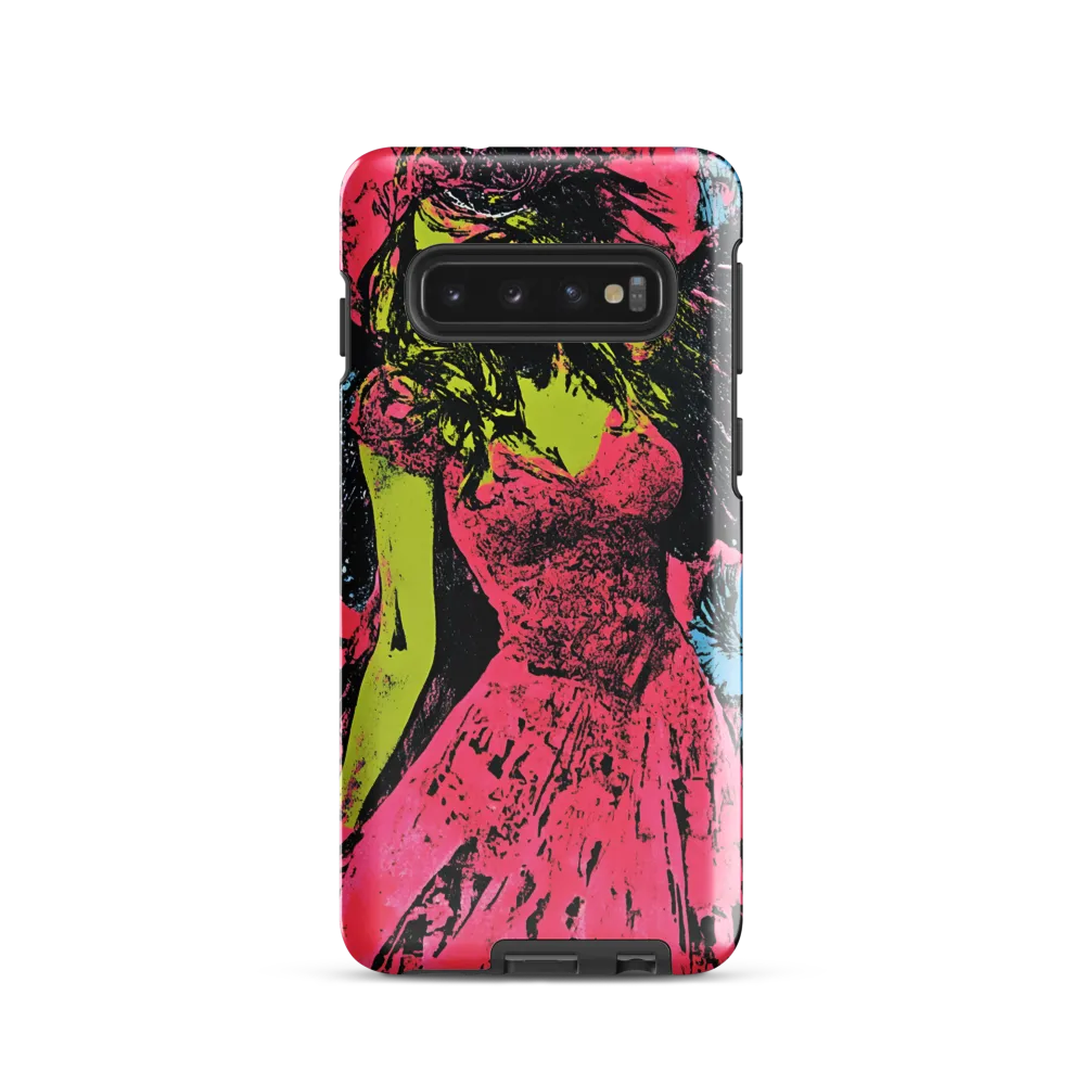 Mystical Angel in Neon Dreams