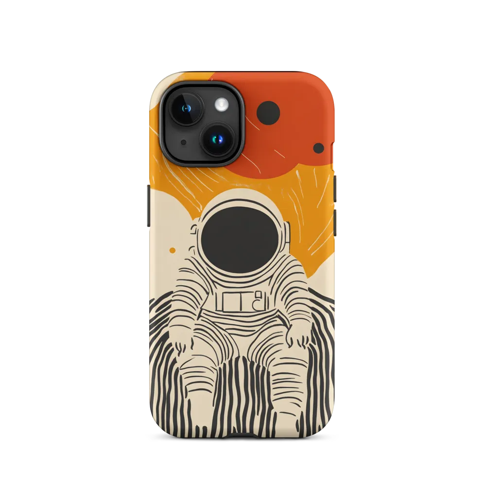 Astronaut in Cosmic Thoughts | Phone Case |  15 | Tough Case | Matte