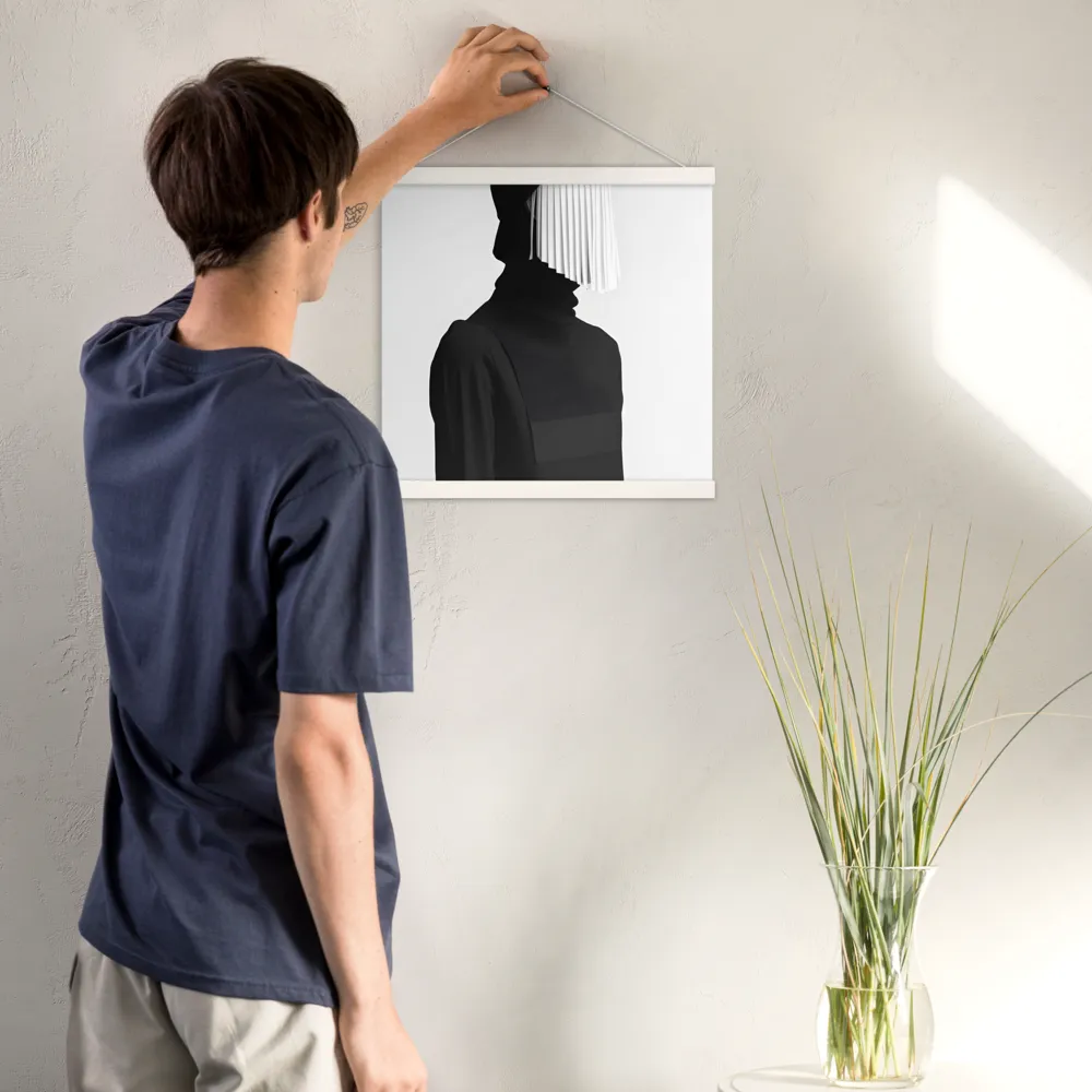 Veil of Mystery | Poster With White Wood Hanger | 16″×16″