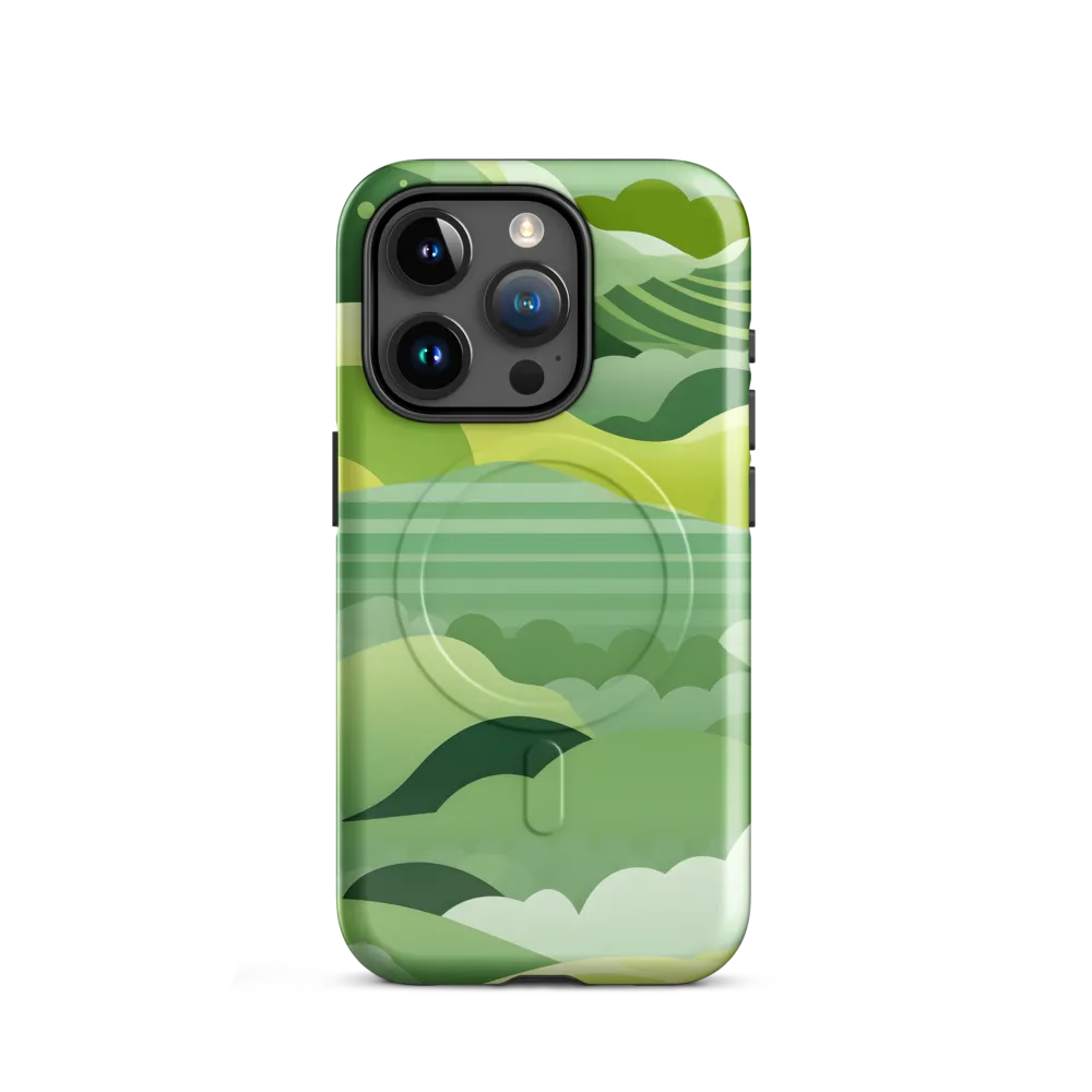 Tranquility in Green Waves