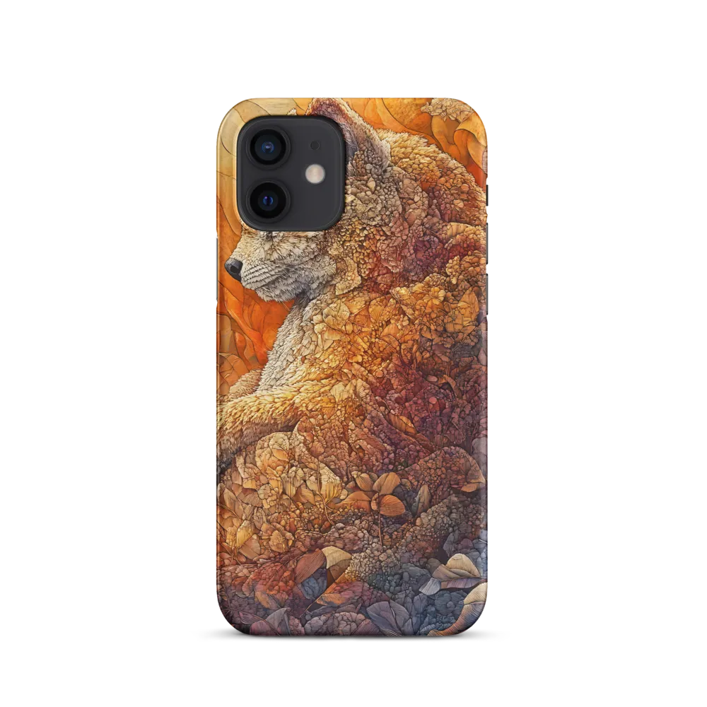 Amber Sentinel — Fox in a Floral Tapestry