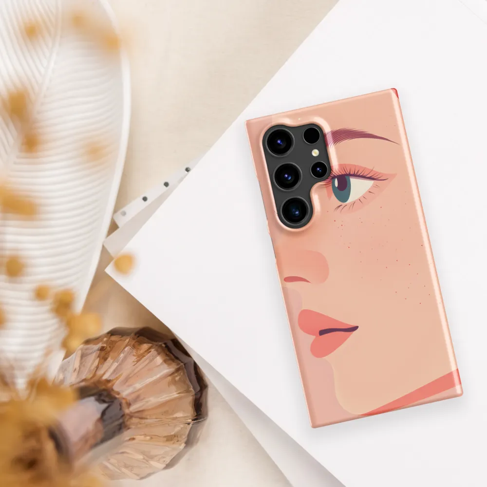 Serenity in Profile | Phone Case |  S24 Ultra | Snap Case | Matte