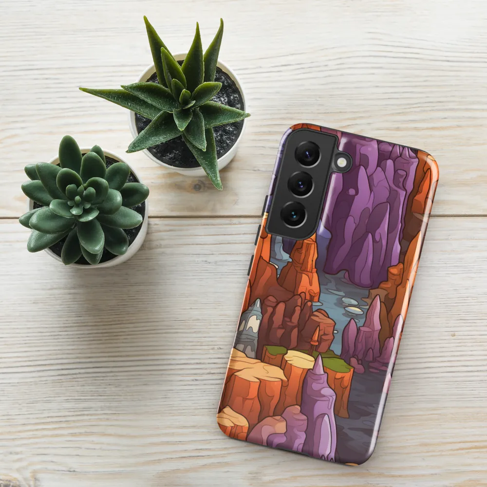 Vibrant Rockscape: A Digital Odyssey