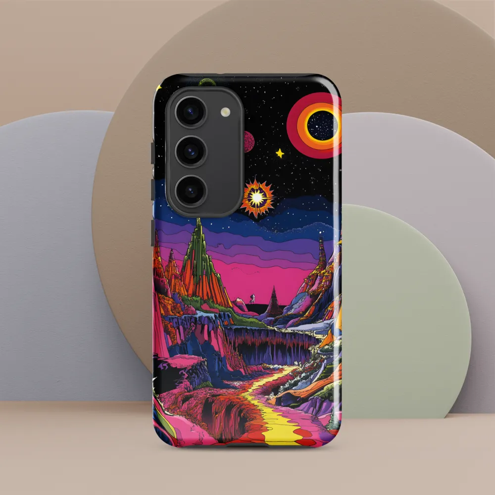 Galactic Wonders: A Journey Through an Alien Landscape