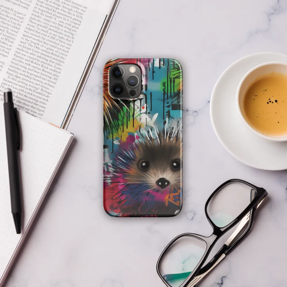 Whimsical Hedgehogs in a Kaleidoscopic Wonderland | Phone Case |  12 Pro Max | Snap Case | Glossy