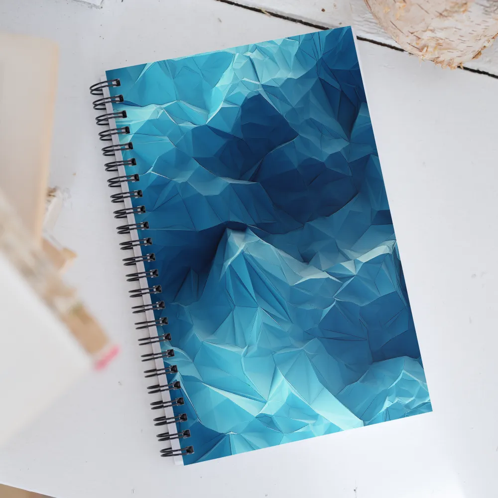 Serenity in Blue | Spiral Notebook