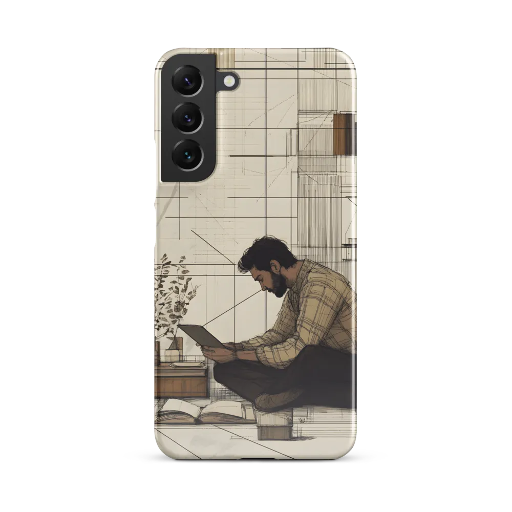 Quiet Reflections in Line | Phone Case |  S22 Plus | Snap Case | Glossy