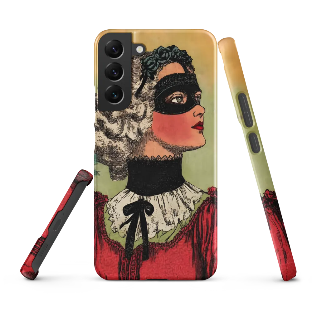 Masked Elegance | Phone Case |  S22 Plus | Snap Case | Matte