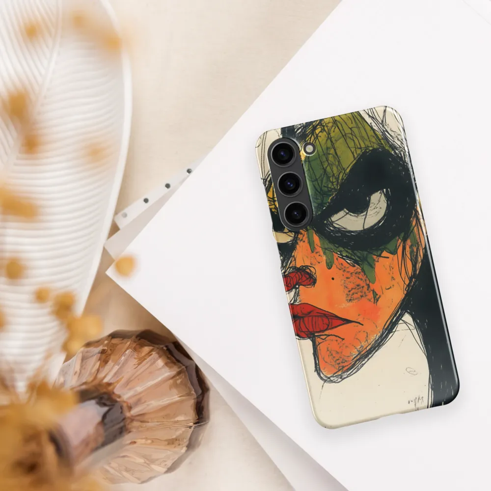Defiant Visage | Phone Case |  S23 Plus | Snap Case | Glossy
