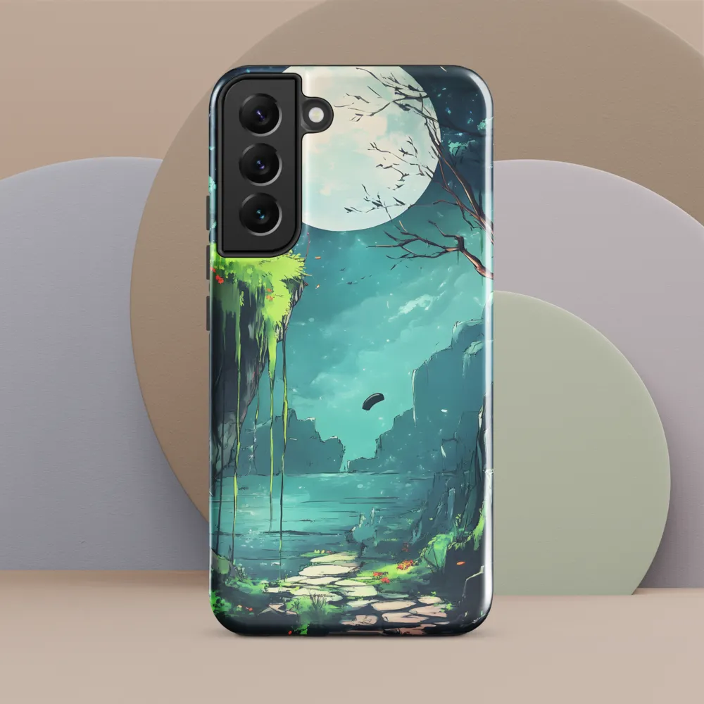 Moonlit Serenity: A Fantastical Landscape