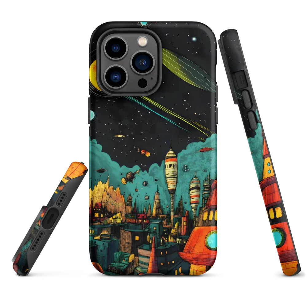 Galactic Cityscape: A Journey Through Imagination