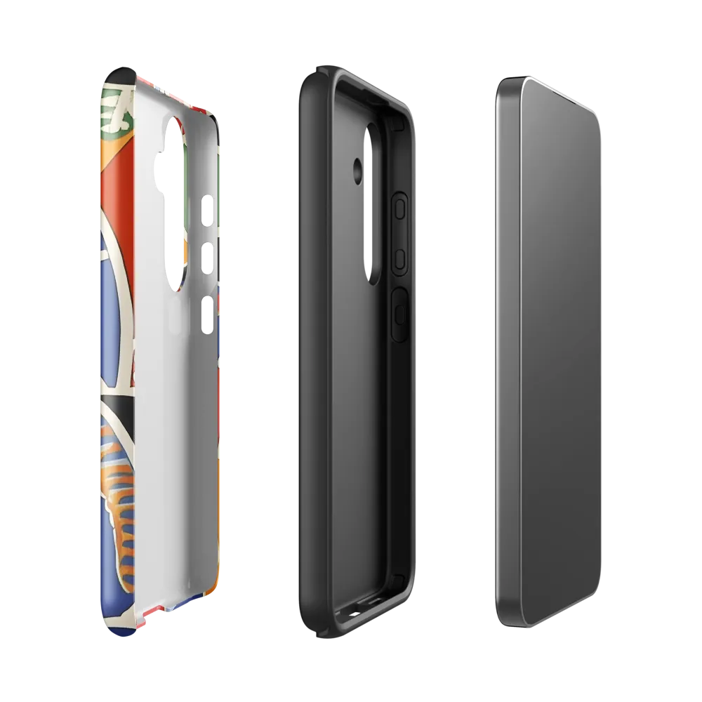 Kaleidoscope of Colors | Phone Case |  S24 | Tough Case | Glossy