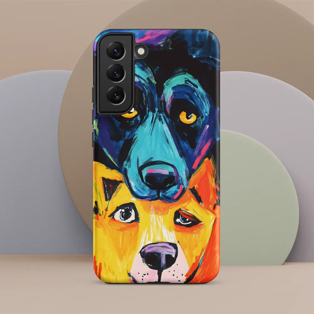 Vibrant Companions: An Expression of Canine Spirit