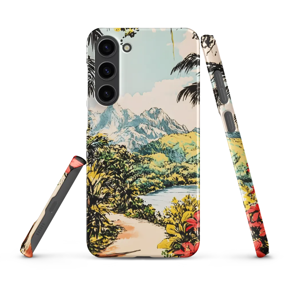 Tropical Serenity | Phone Case |  S23 Plus | Snap Case | Matte