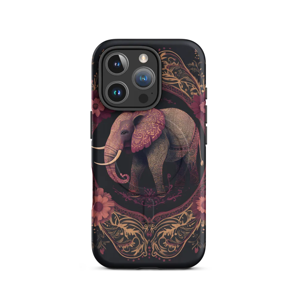 Regal Reverie: The Ornate Elephant | Phone Case |  16 Pro | MagSafe® Tough Case | Matte