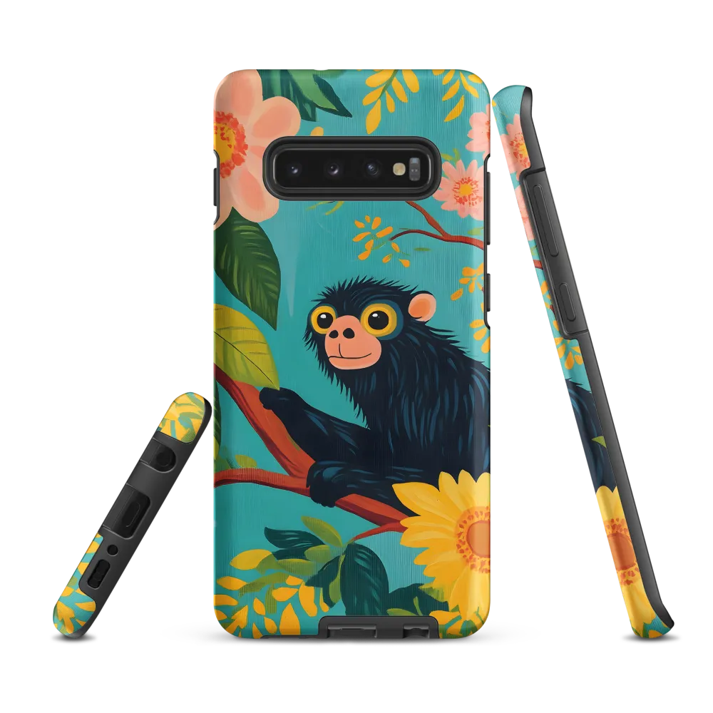 Joyful Encounter in a Floral Paradise