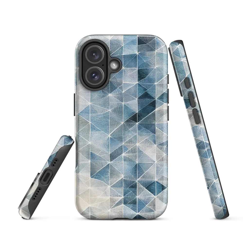 Geometric Harmony in Blue | Phone Case