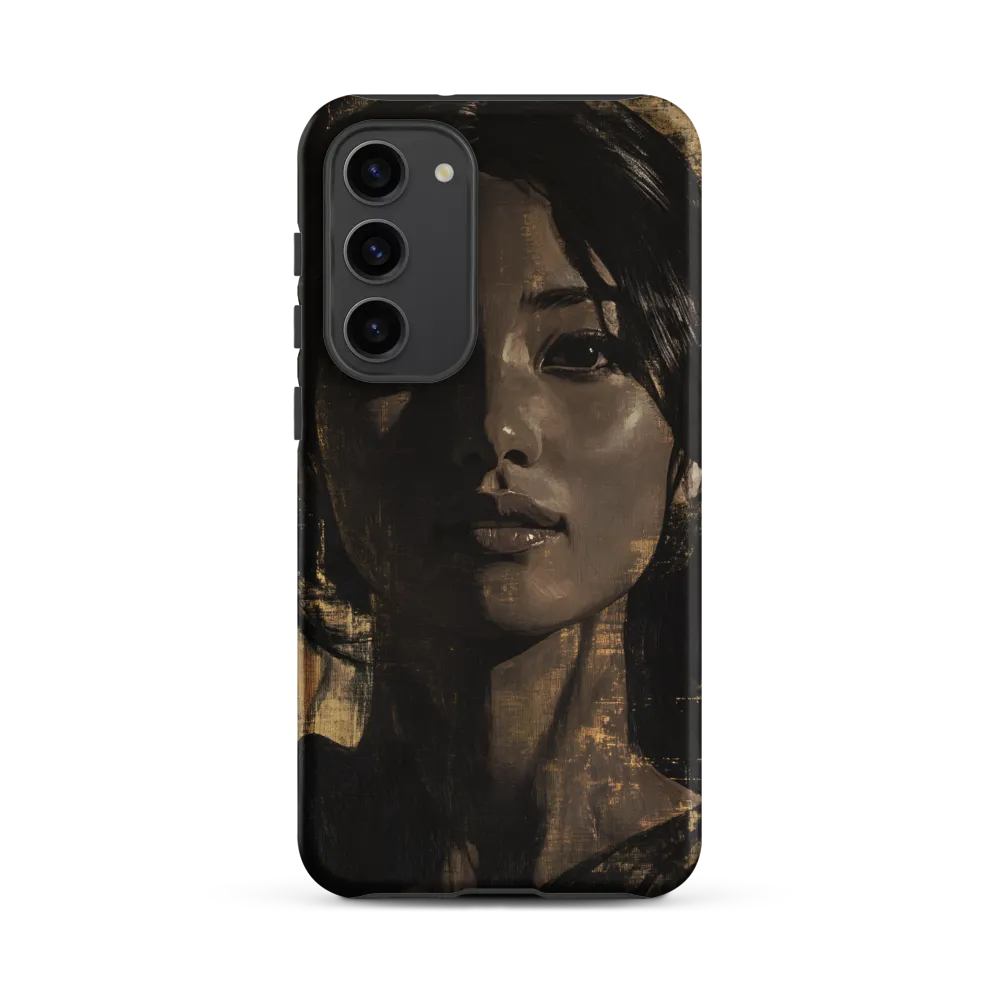 Golden Gaze: A Contemporary Portrait