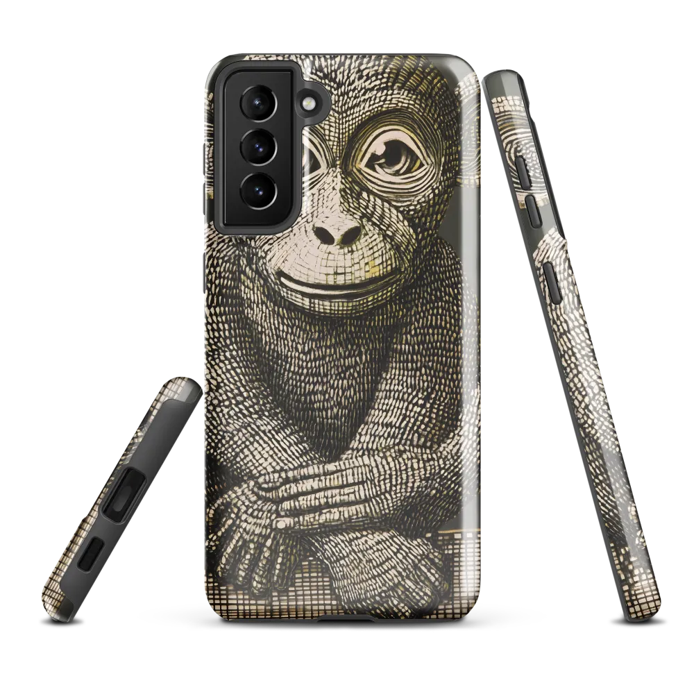 Intricate Primate Portrait