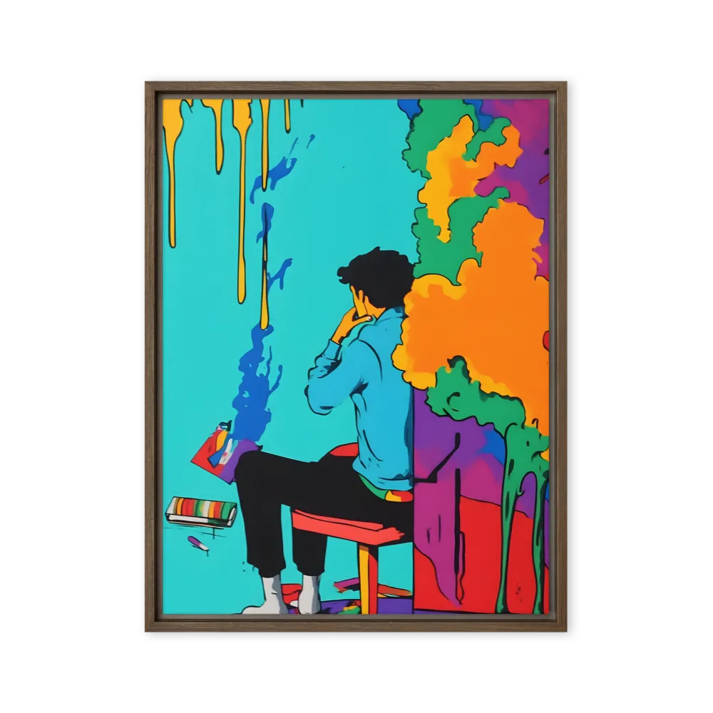The Artist Within | Canvas with Brown Frame | 24″×32″