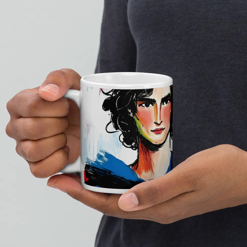 Vibrant Portrait of Youth | Mugs | Multiple Sizes & Colors