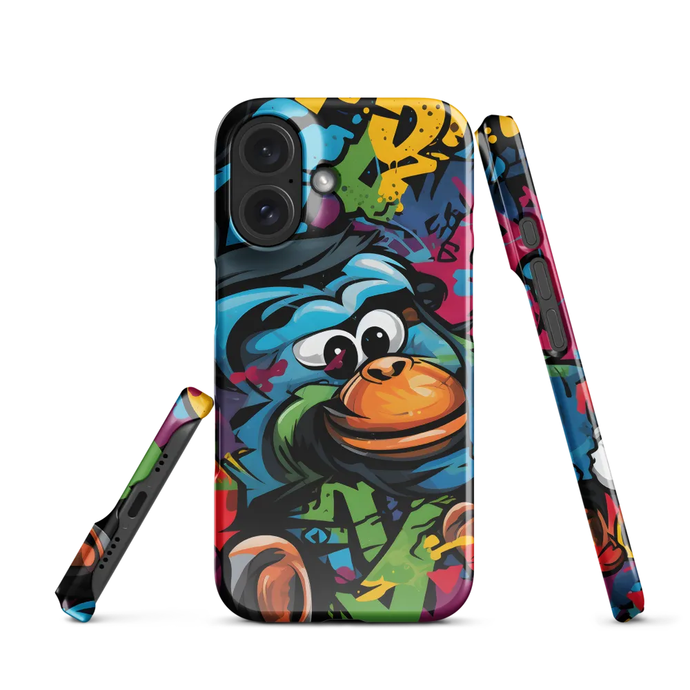 Urban Jungle: A Whimsical Monkey Parade | Phone Case |  16 | Snap Case | Glossy