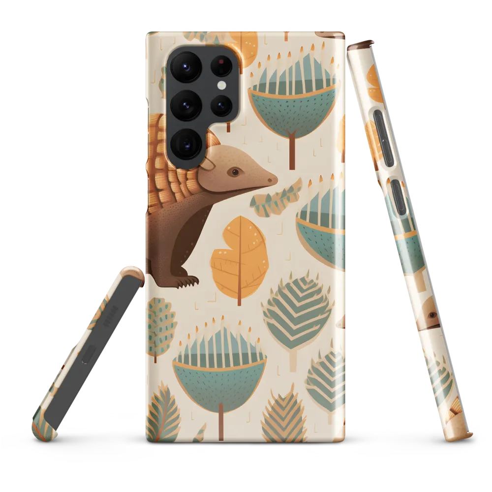 Pangolins in a Whimsical Habitat
