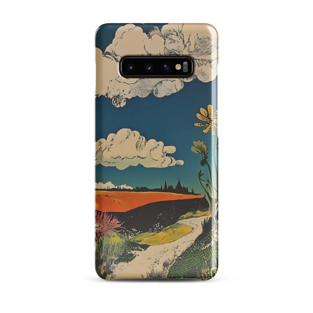 Surreal Blooming Landscape | Phone Case |  S10 Plus | Snap Case | Glossy