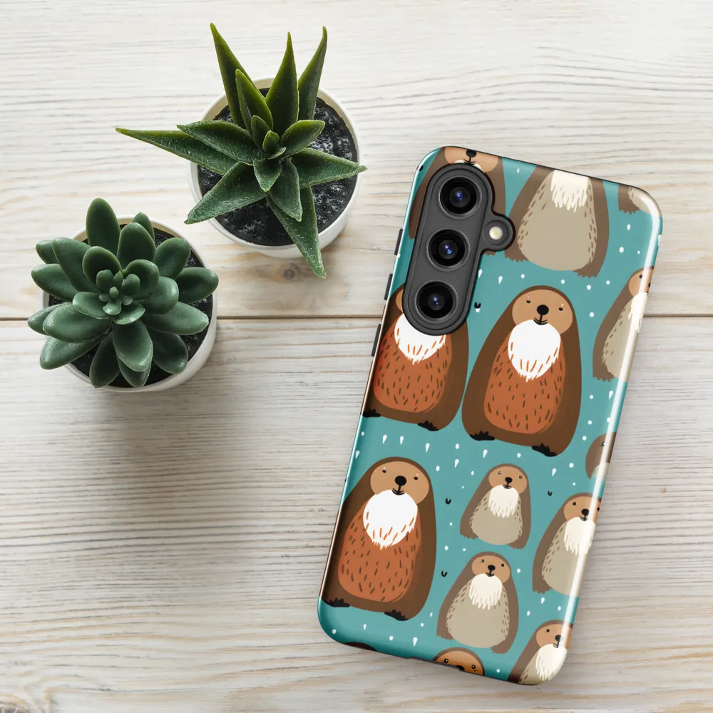 Whimsical Otter Pattern