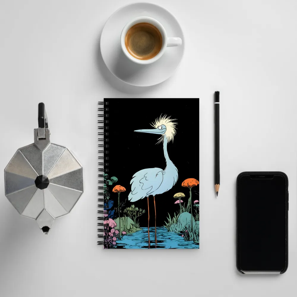 Elegance Amid Night | Spiral Notebook