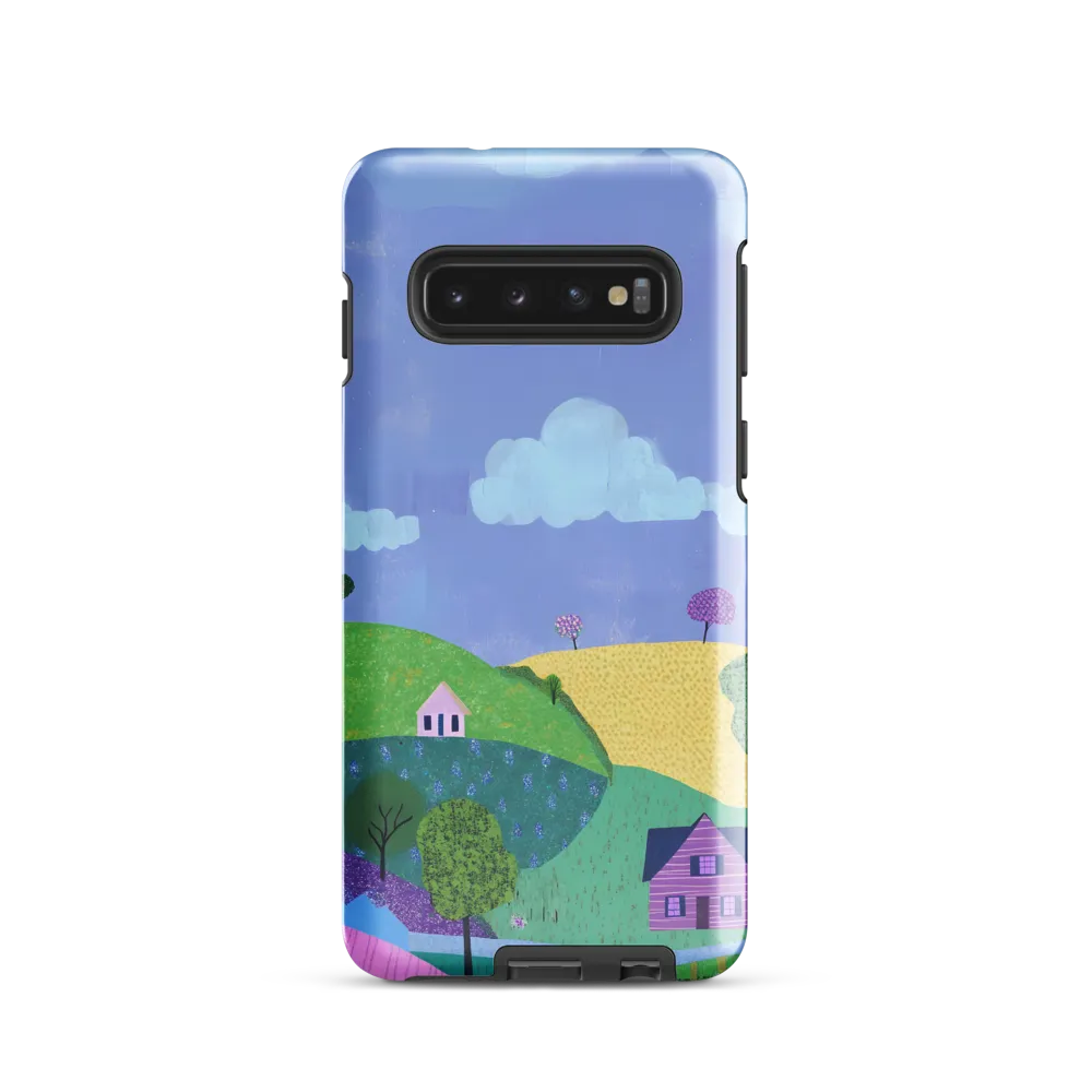 Whimsical Hills and Quaint Homes | Phone Case |  S10 | Tough Case | Glossy