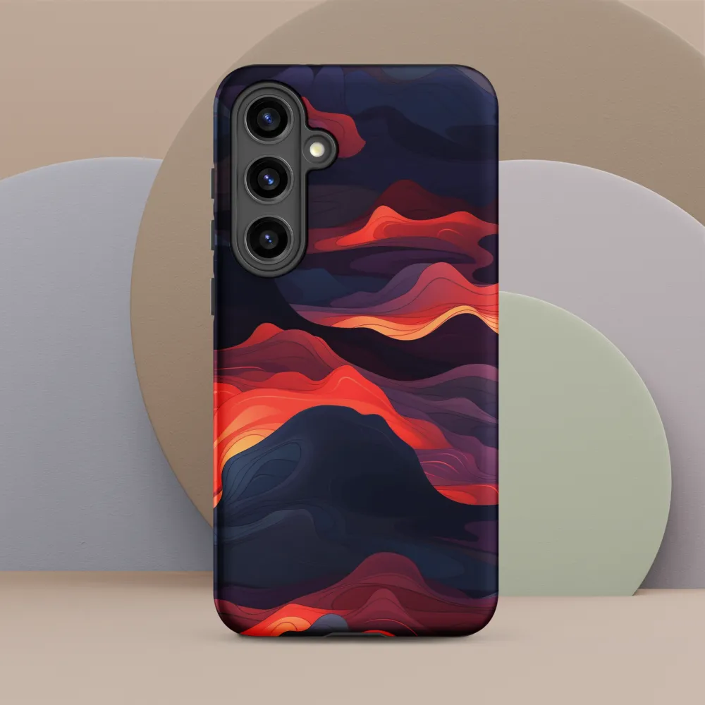 Ethereal Waves of Color | Phone Case |  S24 Plus | Tough Case | Matte