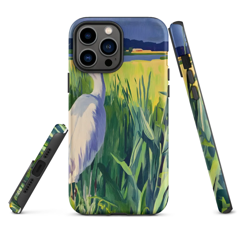 Graceful Presence: The Heron in the Meadow