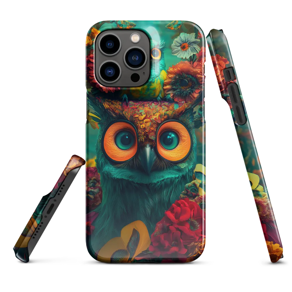 Majestic Harmony: The Floral Owl