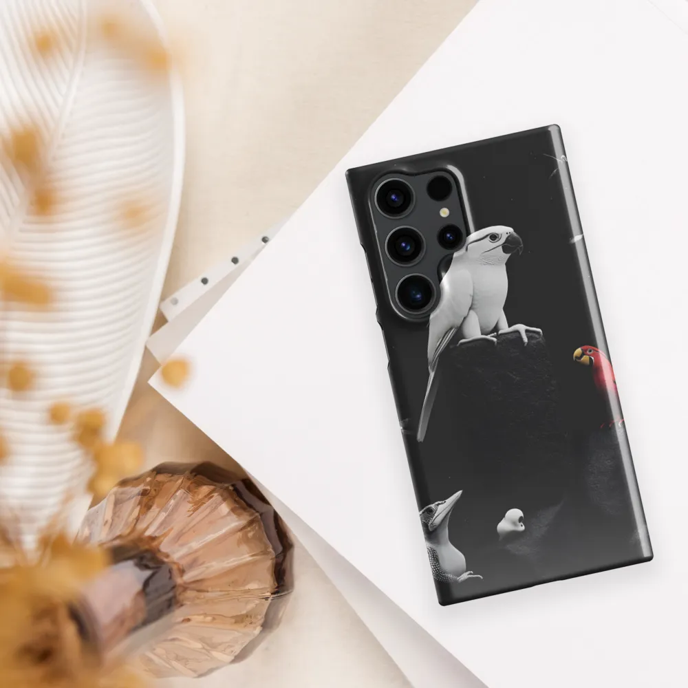 Harmony in Monochrome: A Surreal Assembly of Nature
