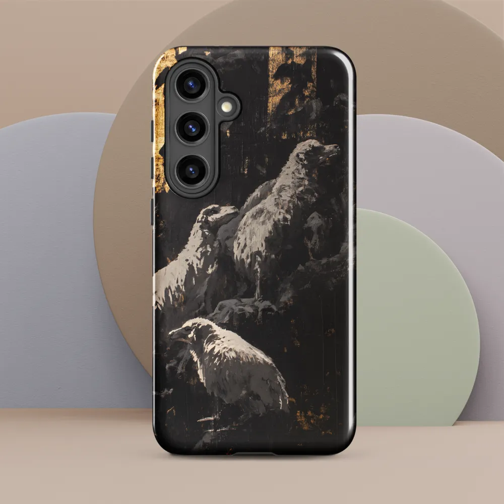 The Enigmatic Gathering | Phone Case |  S24 Plus | Tough Case | Glossy
