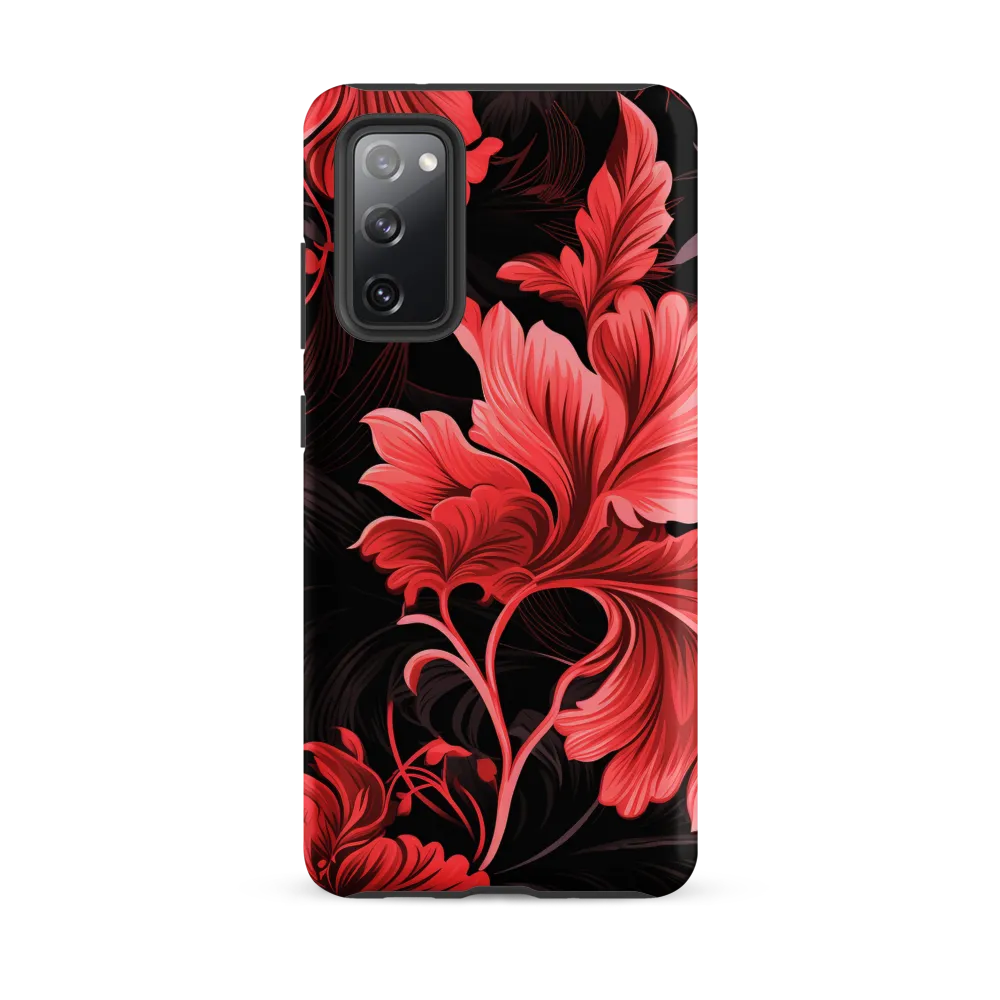 Tropical Elegance in Red